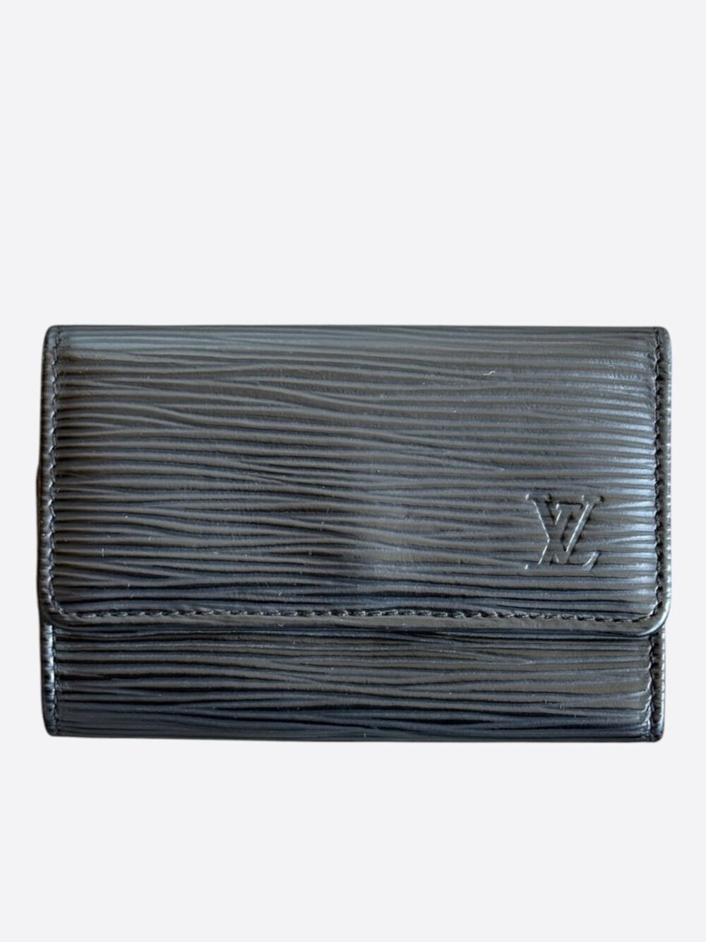 Louis Vuitton Black Epi Key Holder
